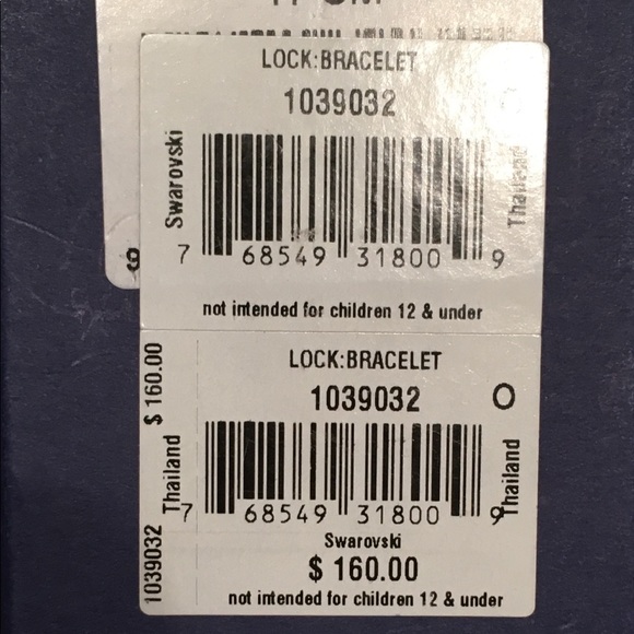 Swarovski Crystal Lock Bracelet - Picture 4 of 5